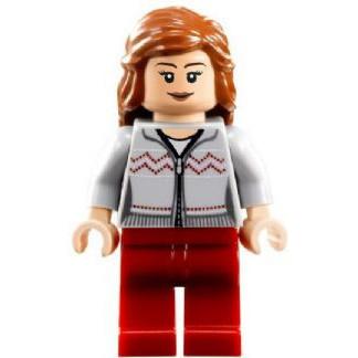 LEGO Minifigure-Hermione, Light Bluish Gray Sweater-Harry Potter-HP121-Creative Brick Builders